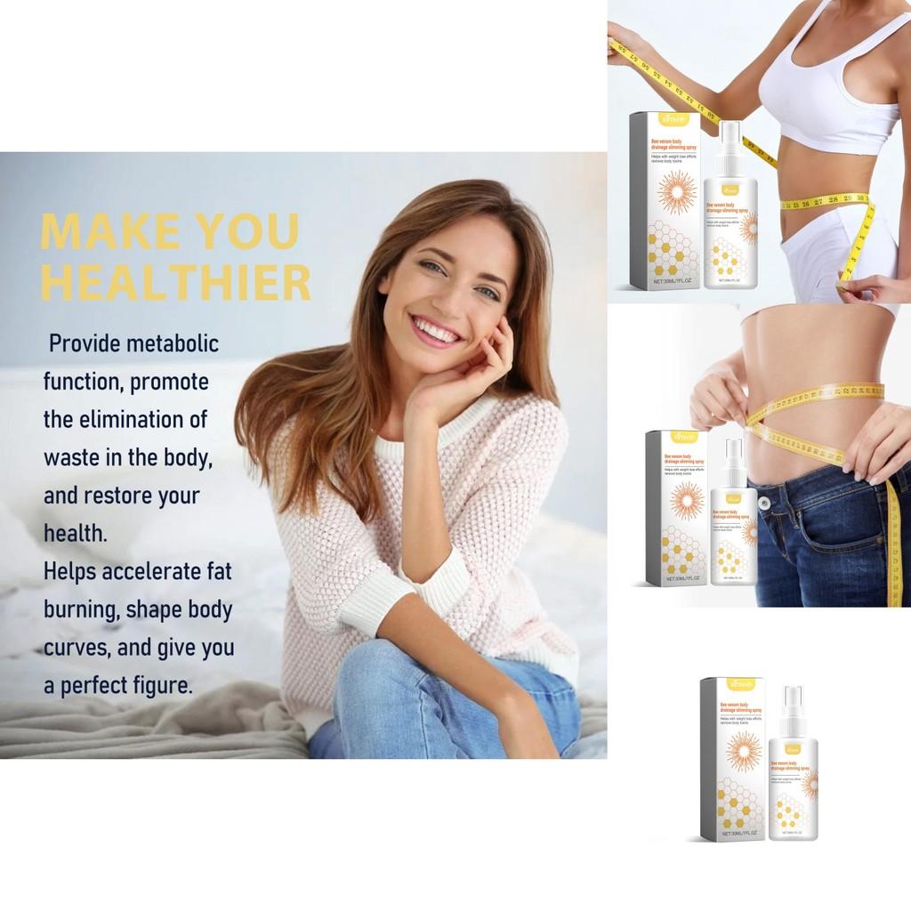 Ximonth Bee Venom Lymphatic Slimming Spray For Reducing Swelling And Firming Skin