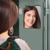 Magnetic Locker Mirror 7x9in Acrylic Unbreakable Sleek Framel Glassl Safety Mirror 1 Pack