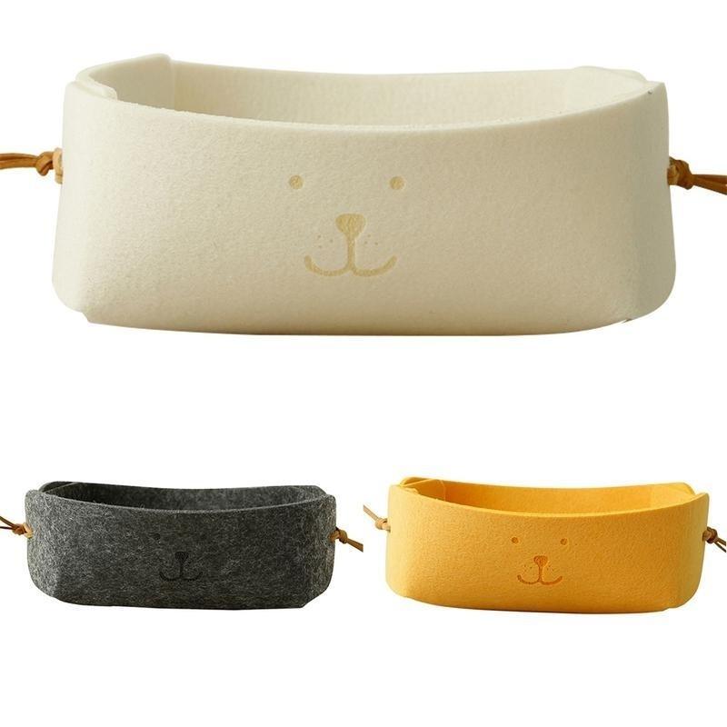 Laundry Felt Basket Storage Large Basket for Toy Washing Basket Dirty Clothes Sundries Desk Storage