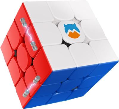 Monster Go MG3M Cube Magique Standard Officiel WCA Compétition Internationale Rotation Fluide Puzzle 3D Jouet Éducatif EDU (MG3 Aimant intégré)