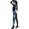 Unisex 3D Digital Snake Python Animal Printing Carnival Jumpsuit Halloween Party Role Play Outfit Women Men Cosplay Costume