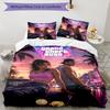 3pcs GTA 6 Bedding Set Duvet Cover Closure Includes 1 Duvet Cover & 2 Pillowcases, Soft and Comfortable for All Seasons.