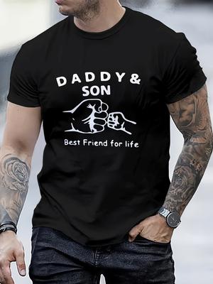 Herren Sommer Freizeit T-Shirt mit einzigartigem Druckdesign - Weiche Mischung, Stretch-Passform, Rundhalsausschnitt, Nicht transparent