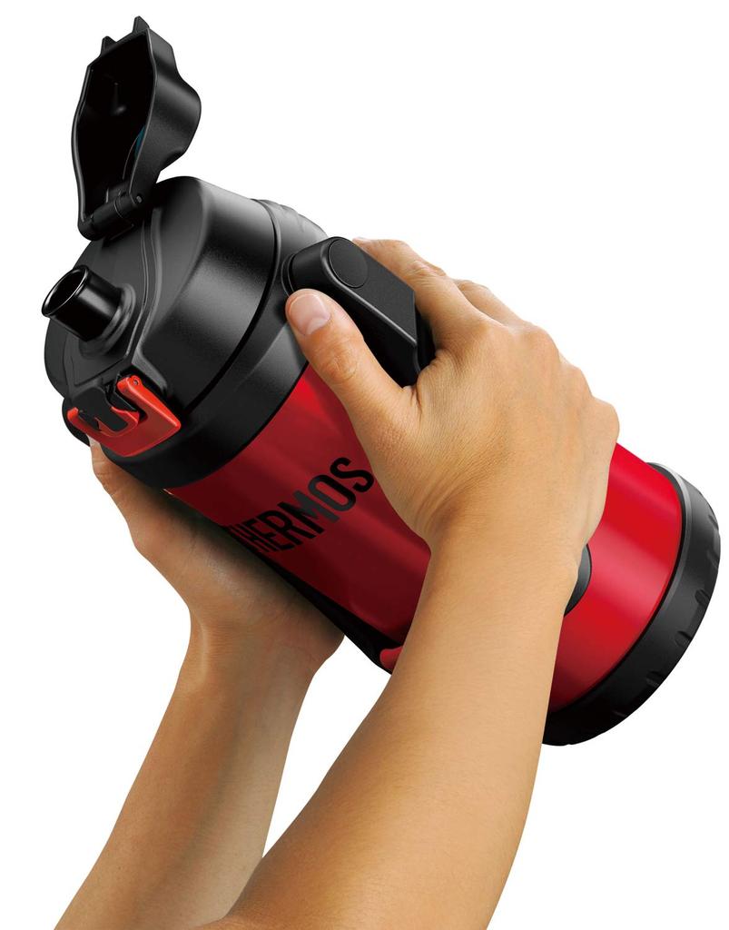 Thermos Vacuum Insulated Sports Fire FIR Jug, 2.0L, Red, FFV-2000