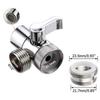 Handheld silver Small Bed Chair Shower Head sprayer Nozzle Hair Salon Shampoo washing water hose 2m 3m baby pet Tool Small