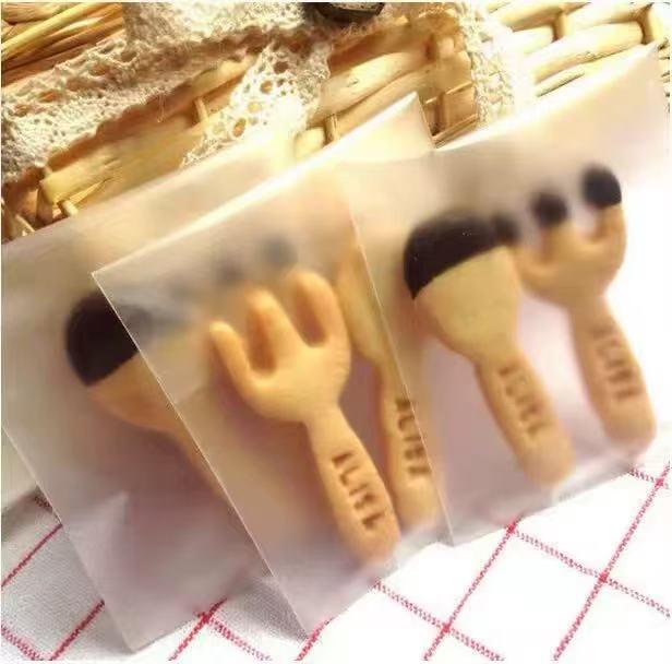 In-Stock Frosted Self-Adhesive Self-Sealing Cookie & Mooncake Bags - Small, Thickened Packaging for Food & Biscuits