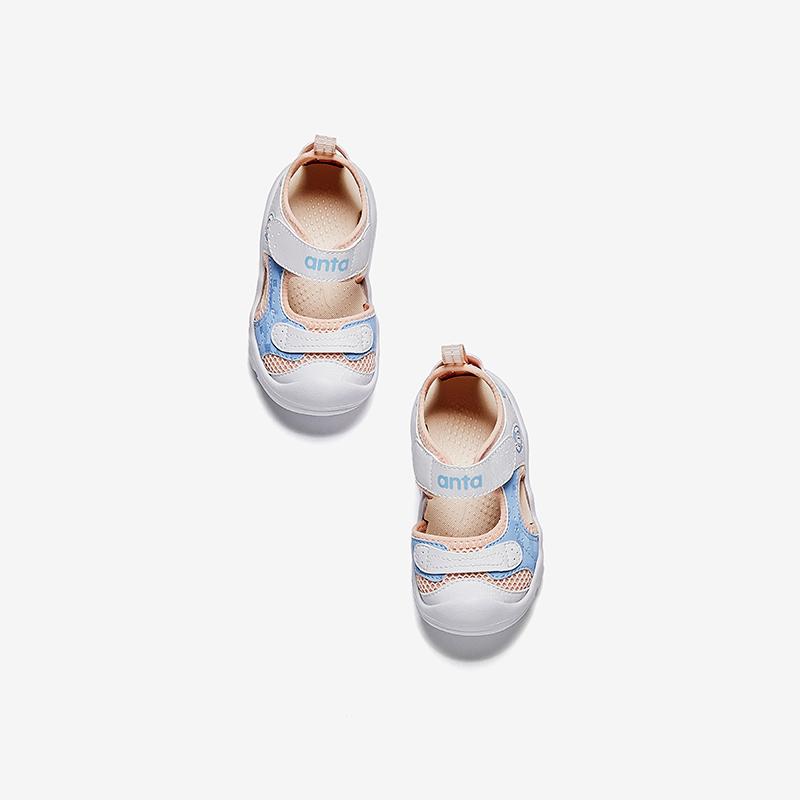 Anta Comfortable Trendy Versatile Velcro Hollow Beach Shoes Lightweight Shock Absorbing Breathable Quick Dry Anti-Kick Low-Top Walking Shoes A22520036