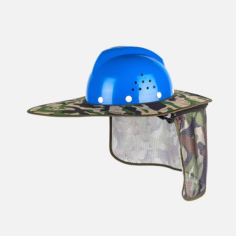Foldable Safety Helmet Sunshade Brim