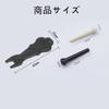 BRIIKPP Acoustic Guitar Bridge Pin Peg Set Replacement Beige Black Acoustic 36 Pieces Pin/Bridge