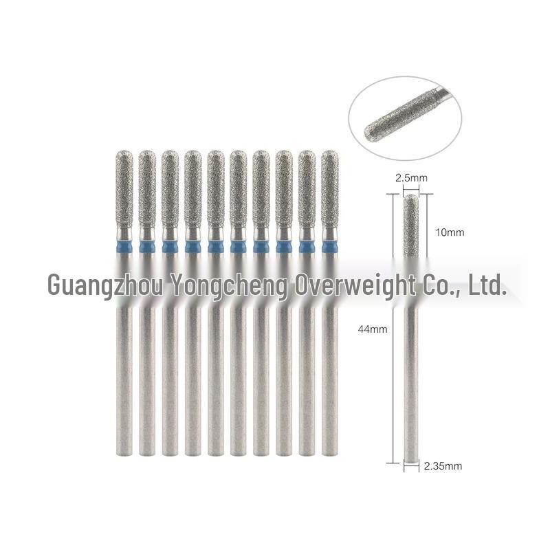 10-Piece Nail Art Diamond Drill Bits for Pre-Treatment and Grinding Dead Skin & Calluses