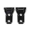 2pcs Car Hood Engine Hinge Cover Trim Decor For Jeep Wrangler JL JLU 2018+ Black