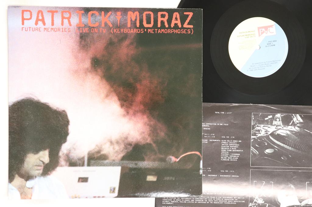 LP Record PATRICK MORAZ - Future Memories Live On TV PVC8922 PVC 1984 US Rock Used