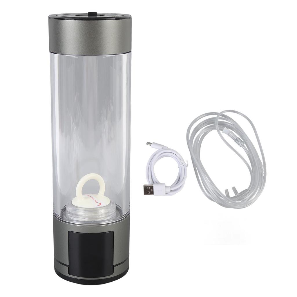 Sticlă de Apă cu Hidrogen 400ml 2 Moduri Tip C 5V Sigilată Portabilă Mașină Ionizator Apă cu Hidrogen pentru