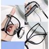 Fashion Women Glasses Frame Men Square Lightweight Plastic Spectacles Optical Clear Lens Eyeglasses
