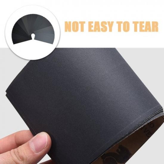 90 Sheets Car Grinding Sandpaper Waterproof Auto Body Sanding Paper New
