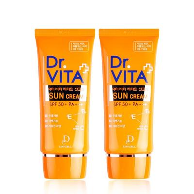 Δρ. Vita Vitamin Κρέμα Αντηλιακή SPF50+ PA+++, 50g, 2 τεμάχια