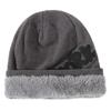 Unisex Fashion NEW YORK Letter Beanie Hat  Men & Women Plush Fur Lined Thick Warm Ski Winter Hat