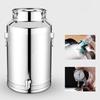5L/9L/14L Kitchen Sealed Barrel With Faucet Stainless Steel Grease Container With Lid Airtight Milk Bucket Wine Sealed Tank
