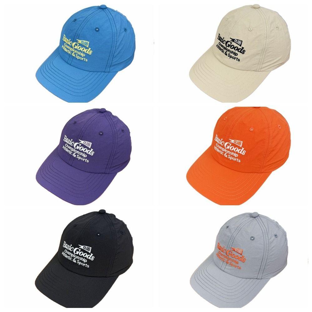 Korean Style Sun Protection Hat Letter Embroidery Peaked Cap Simple Quick-Drying Baseball Cap  Girl