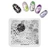 kads Nail Stamping Plates Flower 006 Romantic Night Image Nail Art Templates Stamp for Nails Manicure Tools