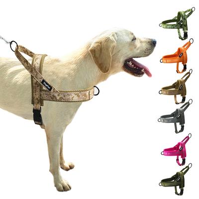 Arneses para Perros Anti-Tirones Forro de Malla Ajustable Chaleco de Entrenamiento para Paseo de Mascotas Para Perros Pequeños Medianos Grandes Correa de Nailon Reflectante