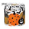 Seasonal Atmosphere Enhancers Halloween Stickers with Pumpkin And Bat Prints, Durable Coated Wall Hanging Party Supplies Paper Decals, Stylish