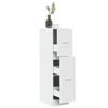 VidaXL Apothecary Cabinet White 30x41x118 Cm Engineered Wood, Apothecary Chest, Apothecary Furniture, Chest with 855160