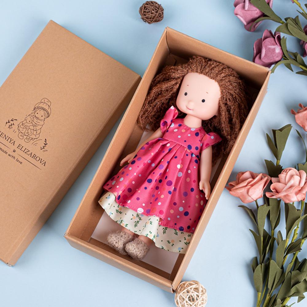 Native Waldorf Doll Kawaii Handmade Doll Toy Kids Toy Cartoon Plush Stuffed Doll  Children's Gift