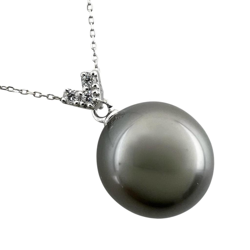 Necklace Silver Women Pearl used