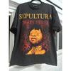 Sepultura Roots Metal Brasiliano Vintage Stampa Ripetuta T-shirt Stampa Ripetuta S5XL T-Shirt Unisex