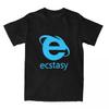 Herren Ecstasy T-Shirts Beliebtes Logo 100% Baumwolle Kleidung Strand Straßenstil Kurzarm T-Shirt Rundhals Neuheit Lässiges T-Shirt