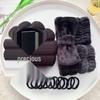 16-Piece Multi-Color Soft Headband and Hair Clip Set with Bowknot Washband and Elastic Hair Ties