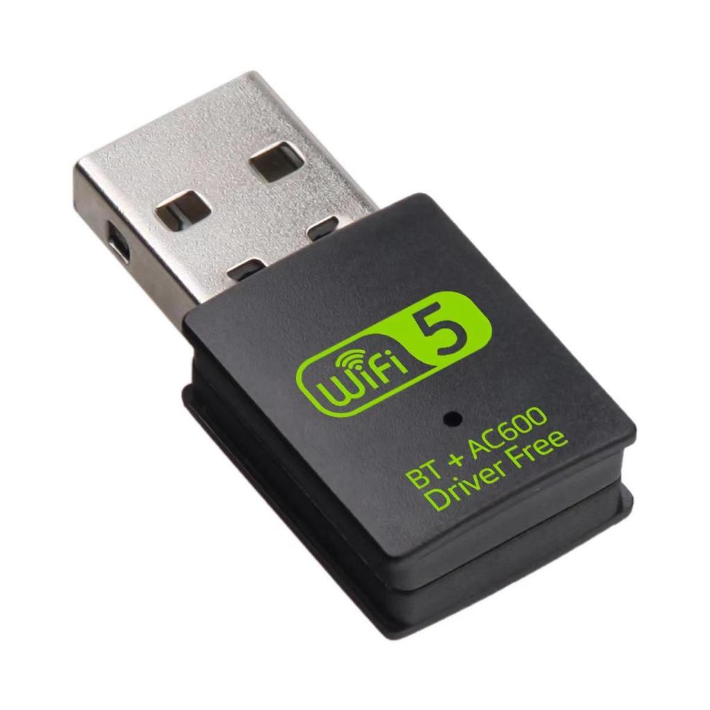 USB WiFi Bluetooth Adapter - Dual-Band 600Mbps for Desktop & Laptop