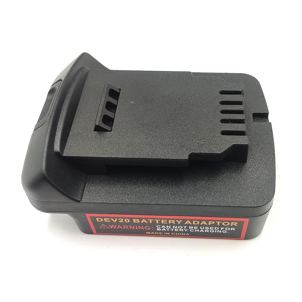 Battery Converter Adapter for DEVON 20V Lithium Batteries Converter for Dewalt DCB Series 18V/20V Lithium Battery Power Tools