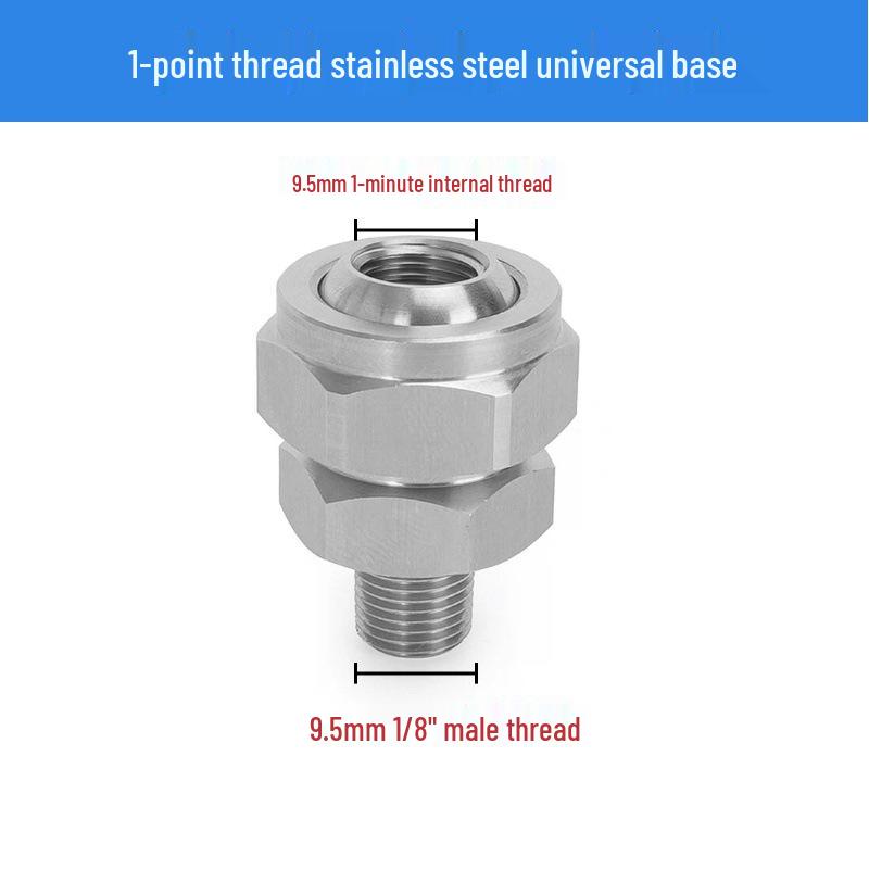 High-Pressure Stainless Steel Anti-Clogging Fan-Shaped Blow-Off Nozzle