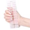Gel Nail Stickers Full Cover Self Adhesive French Nail Strips Christmas Style Nail Wraps for DIY Manicure Home or Salon