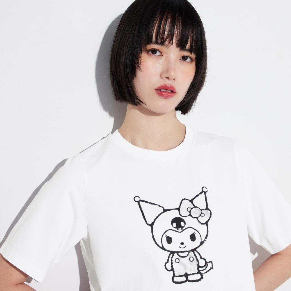 

UNIQLO ЯПОНИЯ Hello Kitty 50th Anniversary UT с короткими рукавами, стандартный крой