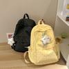 Schoolbag Exquisite High-value Polka Dot Large-capacity Junior High School Student Schoolbag Casual Versatile 1st-1st Grade Backpack Female