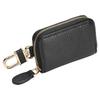 Genuine Leather Car Key Universal Car Key Zipper Key Case Black [uxcell] Case, Holder, Bag, Men's & Women's,