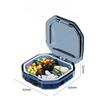 4/6Grids Portable Mini Medicine Pill Boxes Drug Bins Pills Dispenser Pill Storage Box Tablet Pillbox Case Container Organization