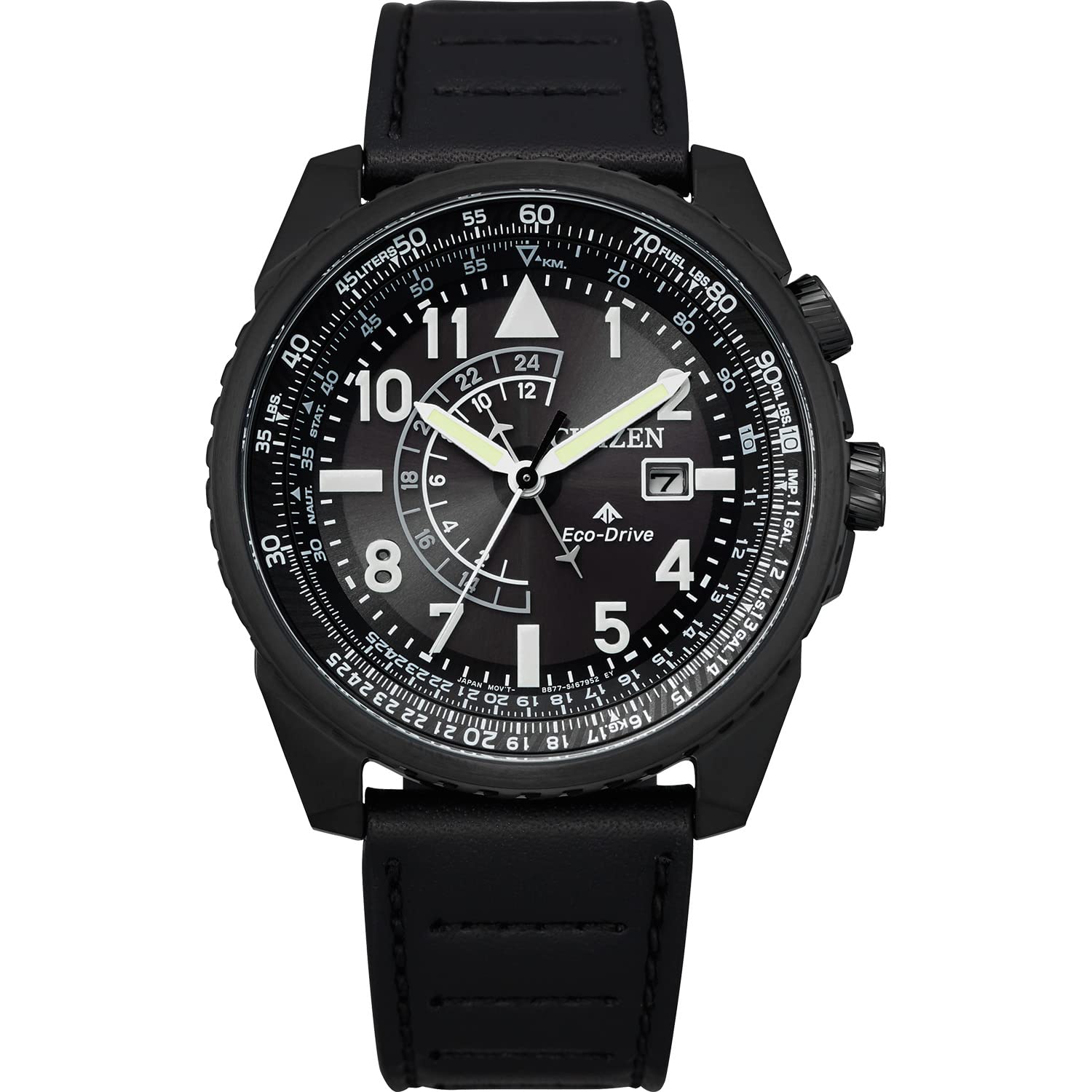 

CITIZEN PROMASTER NIGHTHAWK Watch ECO-DRIVE Men s BJ7135-02E [Imported] чорний