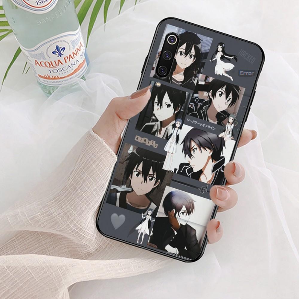 Sword Art Online Phone Case For Xiaomi Mi 5X 8 9 10 11 12 lite pro 10T PocoX3pro PocoM3 Note 10 pro lite