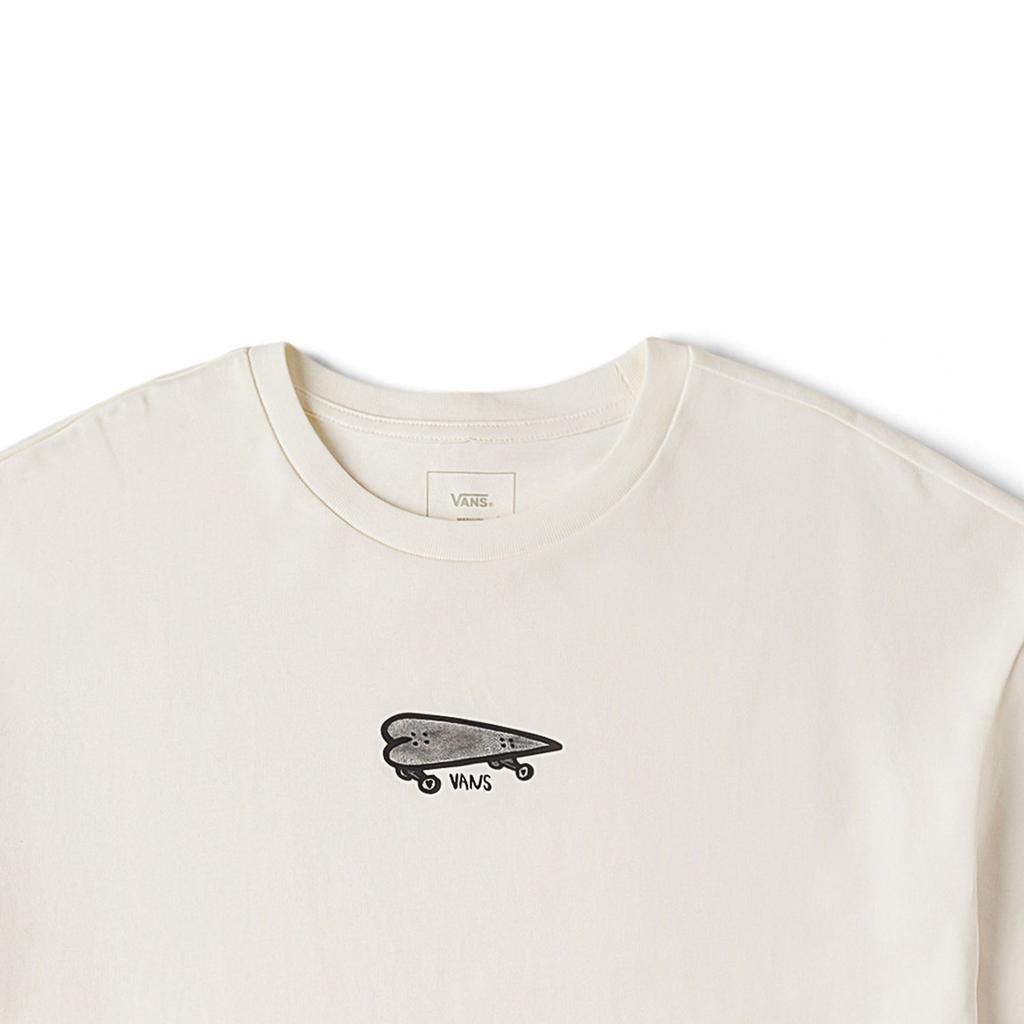 Vans Lightweight Comfortable Quick-Dry Moisture-Wicking Short Sleeve T-Shirt Unisex Tops Off-White VN000J2WFS8