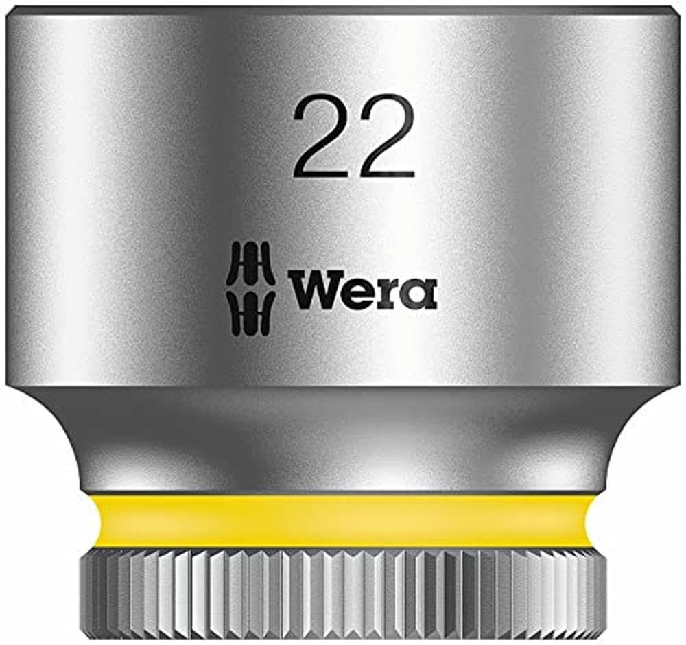 Wera Zyklop 8790 HMB 3/8 Socket, Hex Head 22mm X Length 29mm by Wera