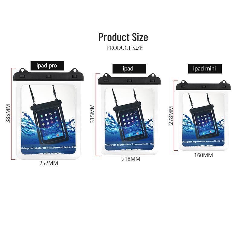 

Водонепроницаемая сумка для мобильных телефонов и 8,5-дюймовых iPad – Вместительный чехол для улицы Green