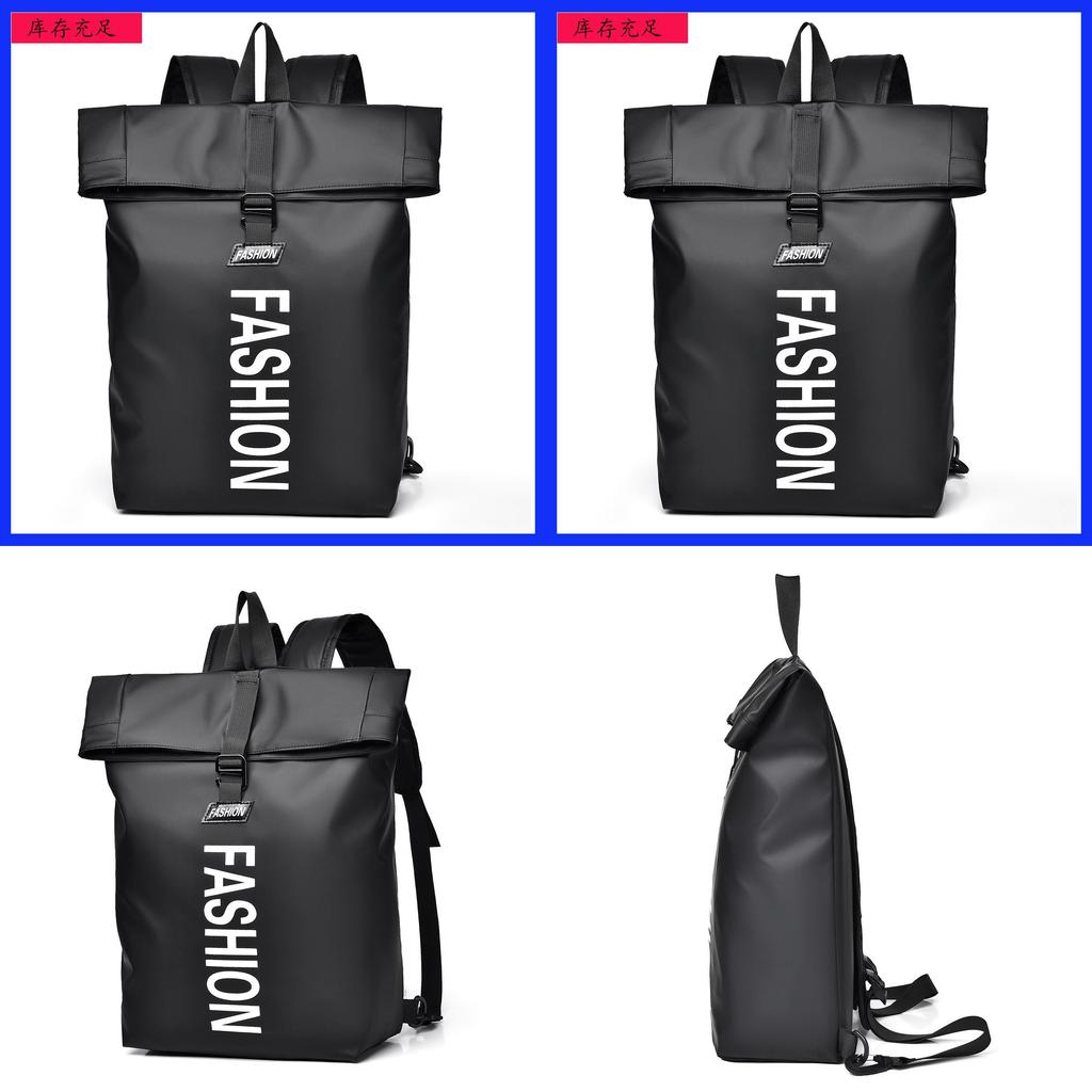 Minimalist Letter Pattern Backpack For Students With Large Capacity And Ergonomic Straps