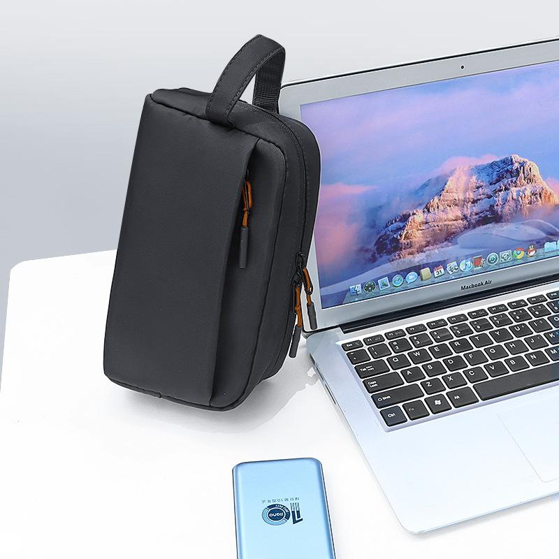 Bolsa de Almacenamiento para Gadgets Electrónicos Portátiles de Viaje, Estuche Organizador de Cables Digitales para Tarjetas de Alimentación, Discos Duros, Cables USB, Bolsa, Embrague, Bolsa Organizadora