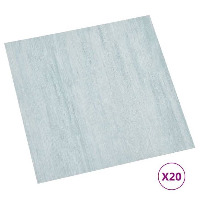 VidaXL 20x Self-Adhesive Floor Planks Floor Coverings Living Room Bedroom Home Non-Slip PVC 1.86 330146
