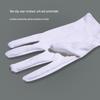 Thickened White Cotton Work Gloves, 12 Pairs