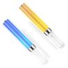Lampe stylo Eawhres 25 cm Interrupteur automatique manuel LED à changement de couleur 24 couleurs Haute luminosité Article de support Blanc 2 pièces